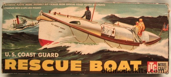 ITC 1/24 US Coast Guard Rescue Boat, 3802-98 plastic model kit